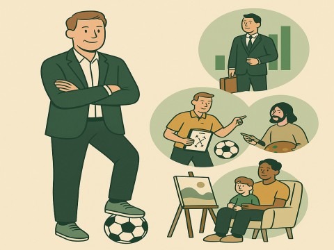 필드를 떠난 후 인생의 새 경기를 시작한 축구 영웅들